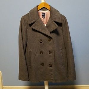 NWT GAP Gray Pea Coat